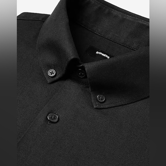 Express Men’s Black Buttondown XS - Picture 4 of 4